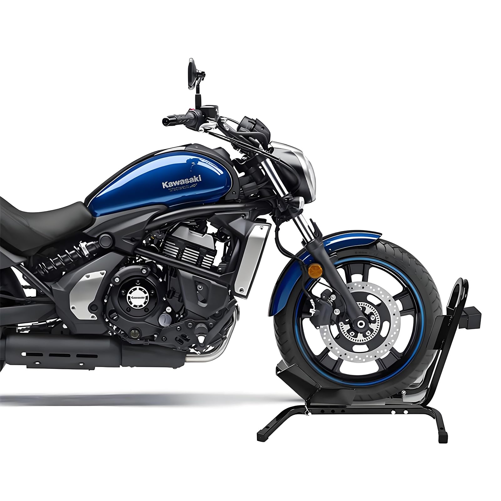 Cavalletto per moto, bilanciere per moto, colore nero