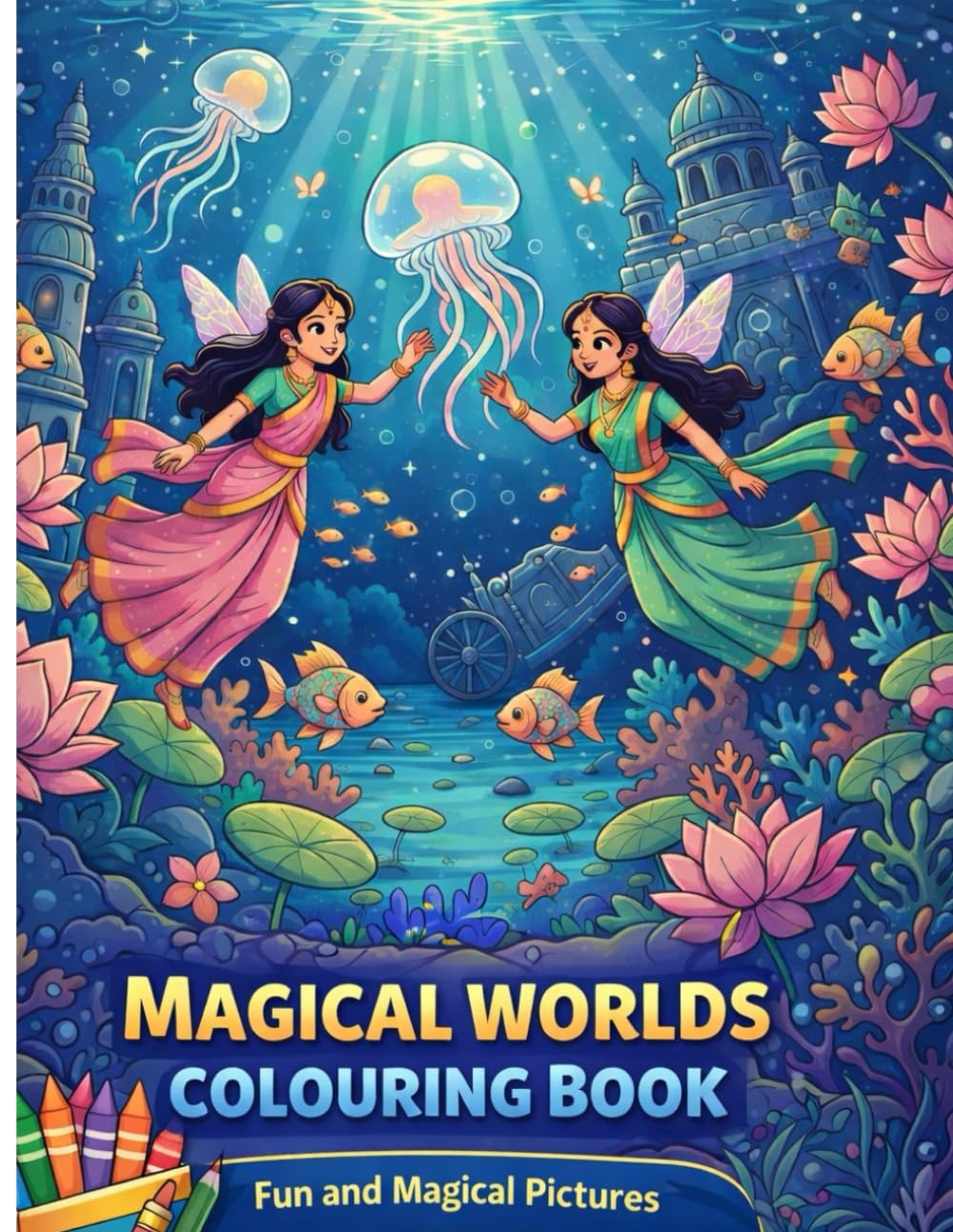 Magical World Colouring Book: Fun and Magical pictures