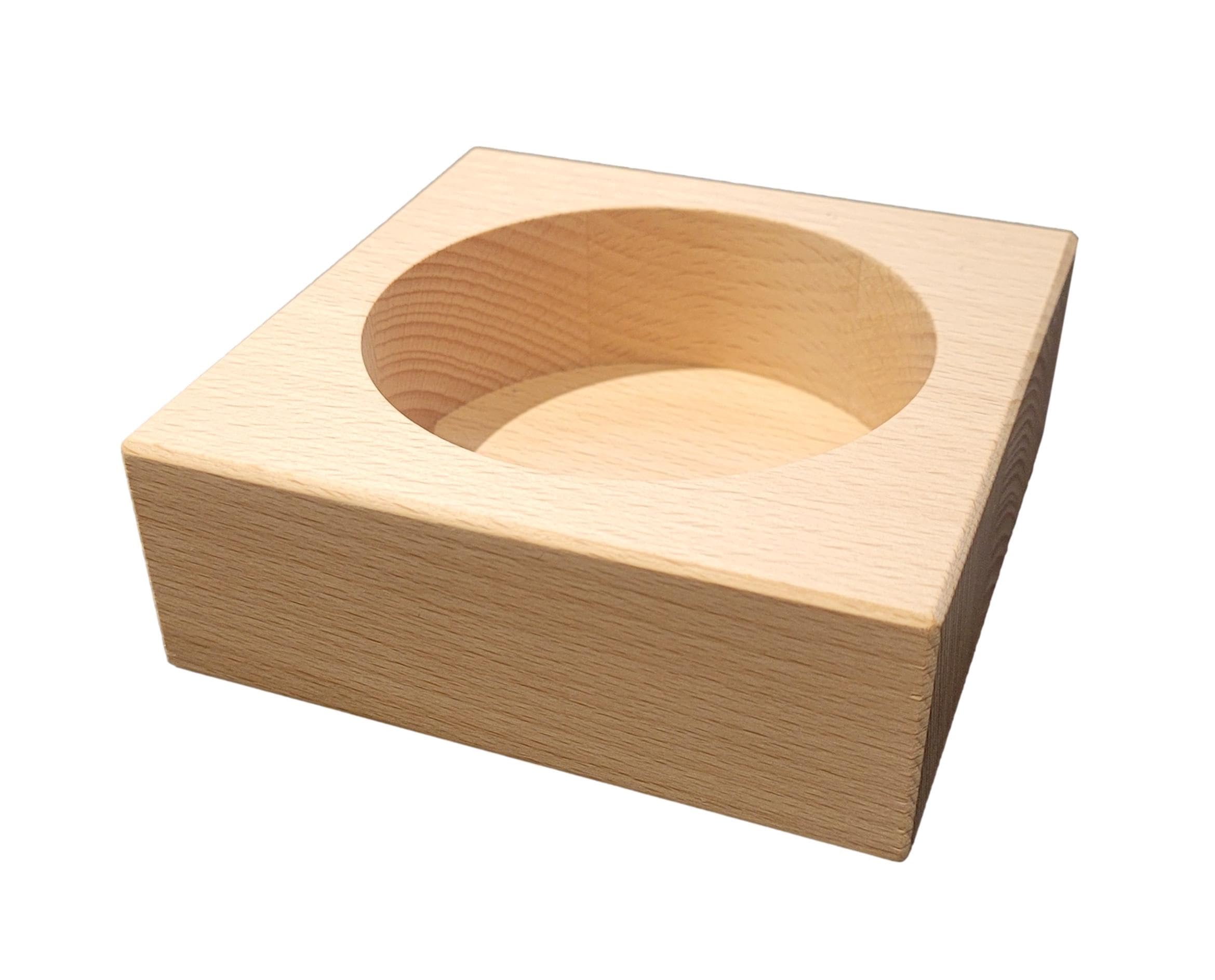 Wooden World - Wooden wine bottle coaster made of beech wood