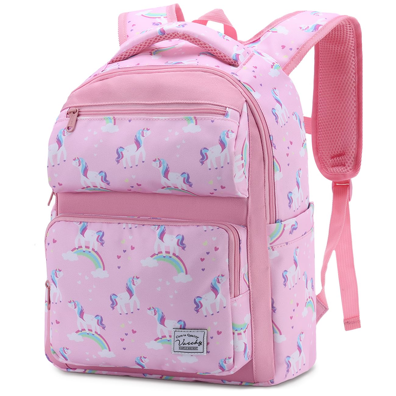 VASCHY Mochila Niña Niño, Mochila Infantil 2-6 Años Resistente al Agua Mochila Escolar ligero lindo Mochila Preescolar Guardería 7/12L para Viaje Escolar