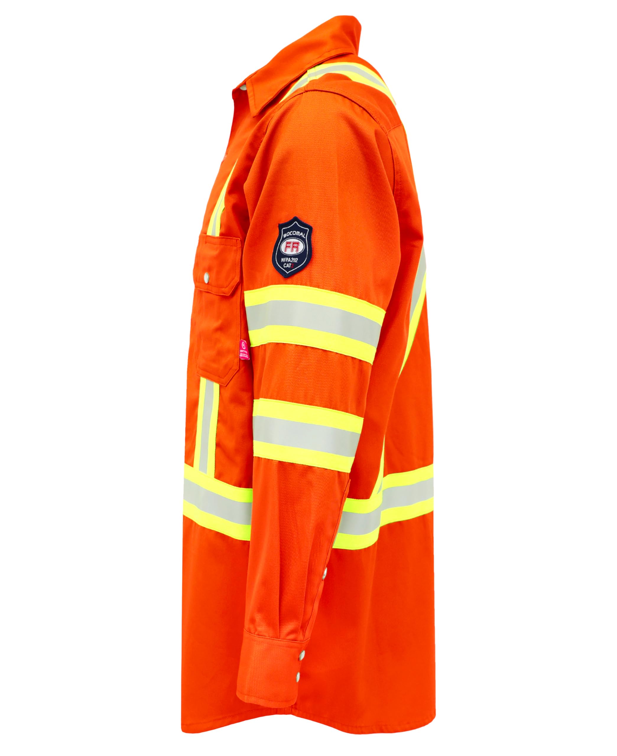 BOCOMAL - Camisa de soldador ligera, resistente al fuego, para hombre, 177 g