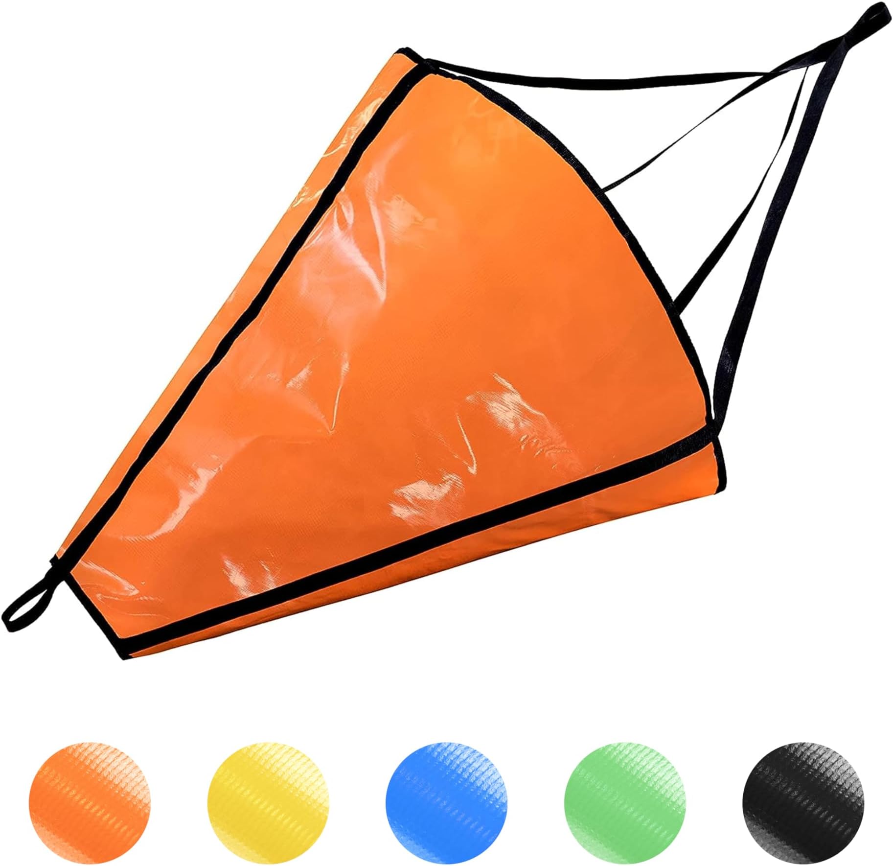 BLUEWING Drift Sock Sea Anchor 32", 42", 53", 62", 72", 6ft 6 ft Parachute Drift Anchor Drift Sock 840D Nylon Sea Anchor Drogue for Marine Boat