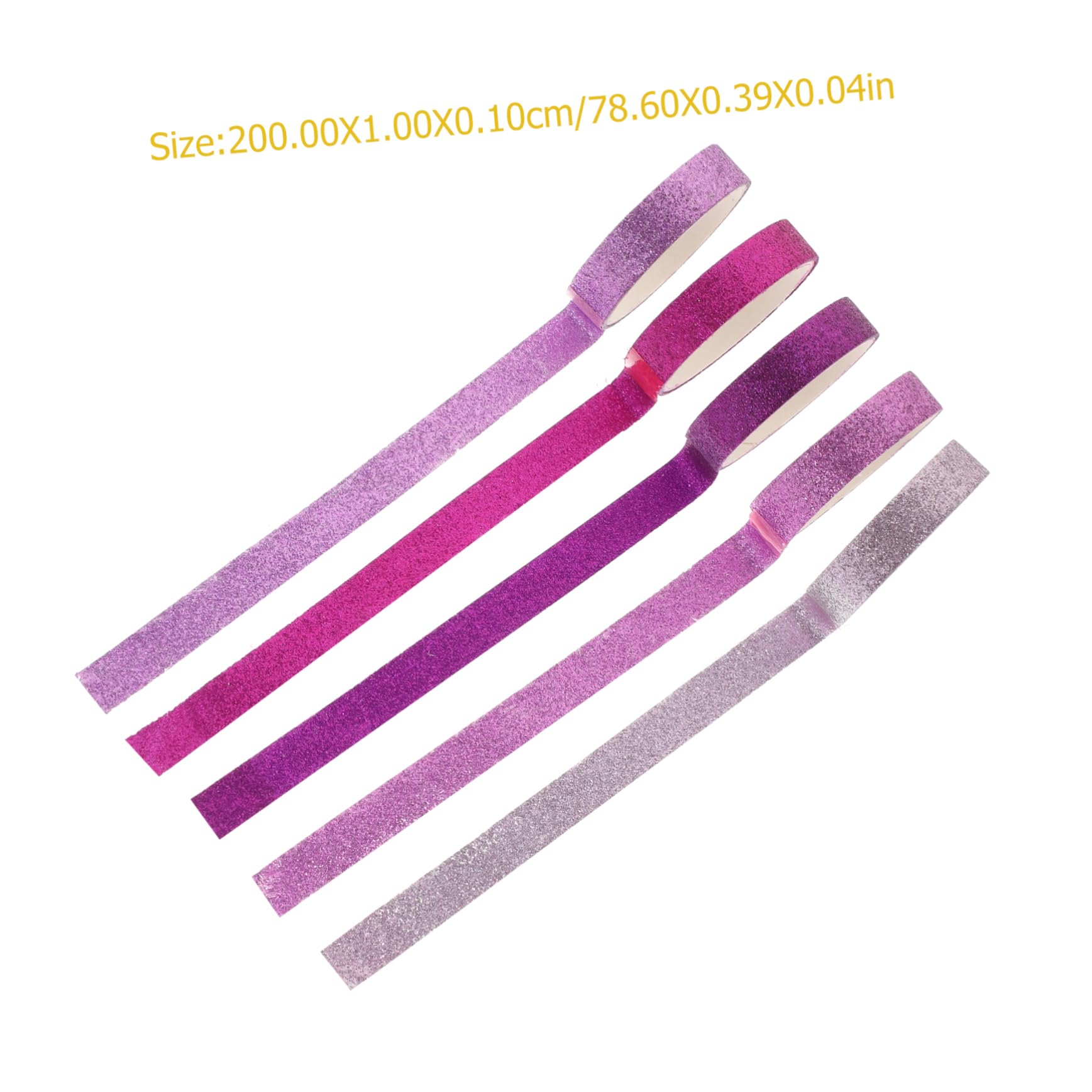HOMSFOU Nastro Washi Glitterato 90 Pezzi in Carta Washi per DIY