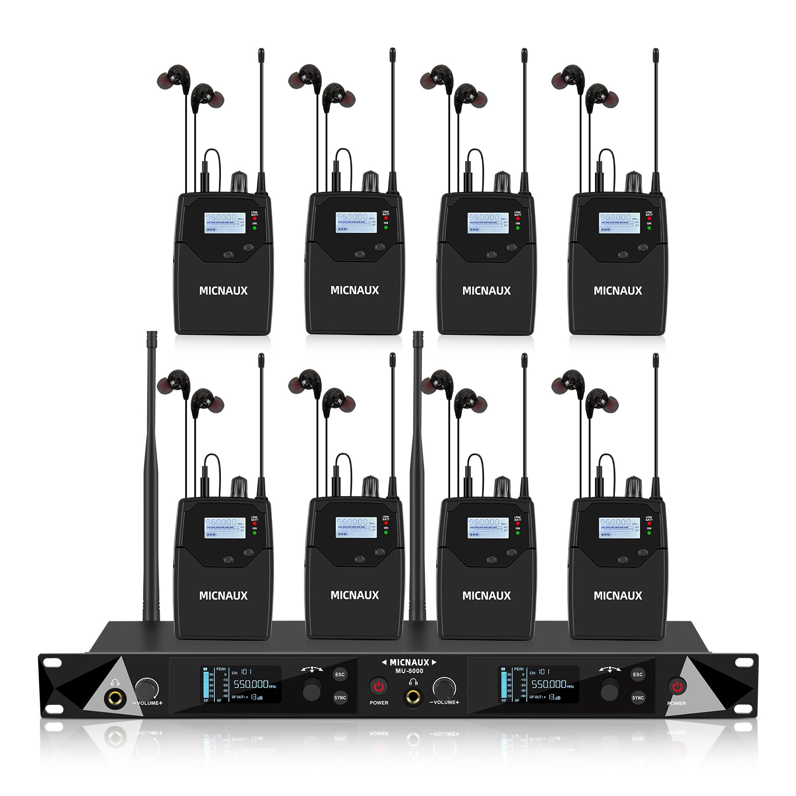 Wireless In Ear Monitor System, Pro Mono IEM System für Musiker