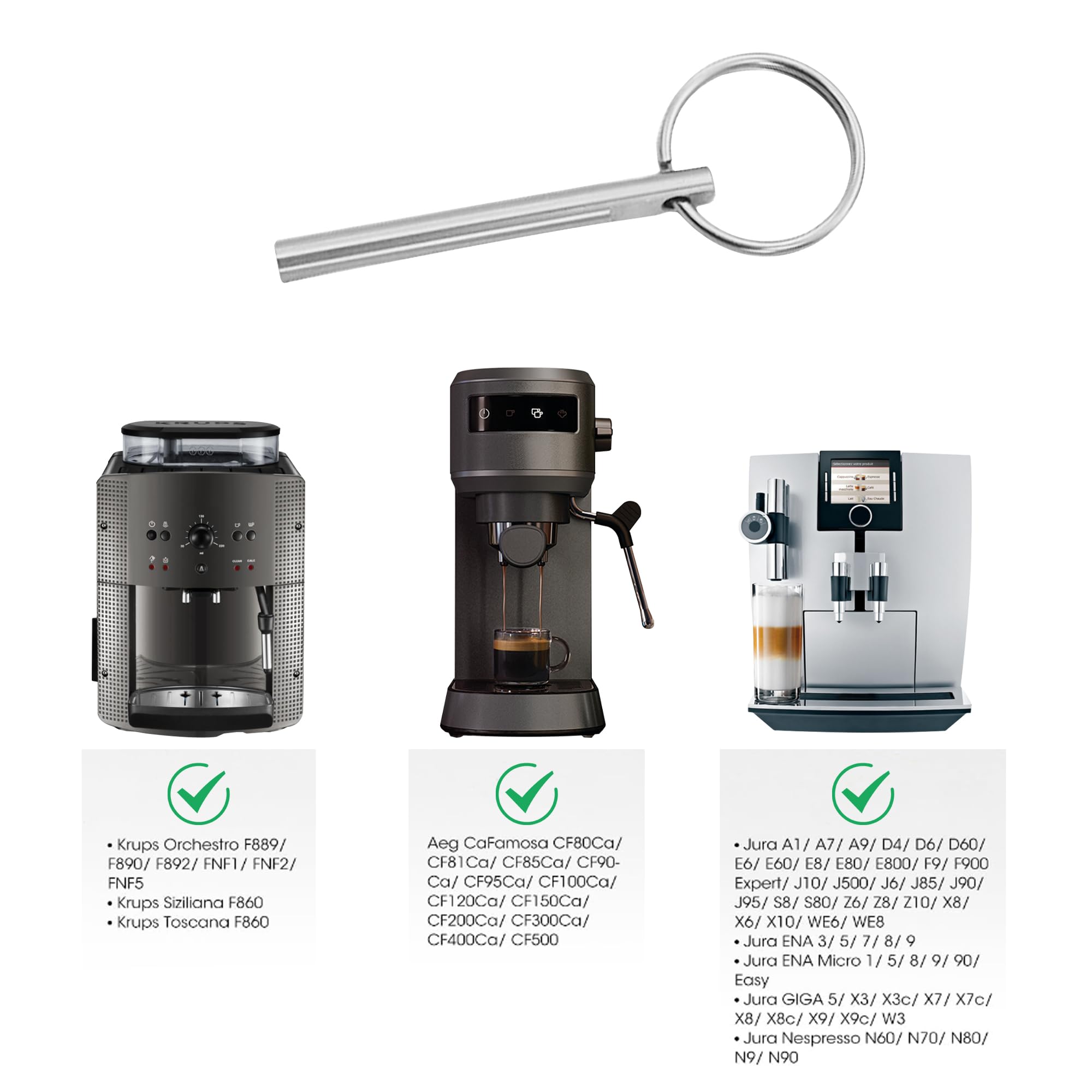 Clé Tête Ovale Café Clé à Tête Ovale Machine à Café - Set De