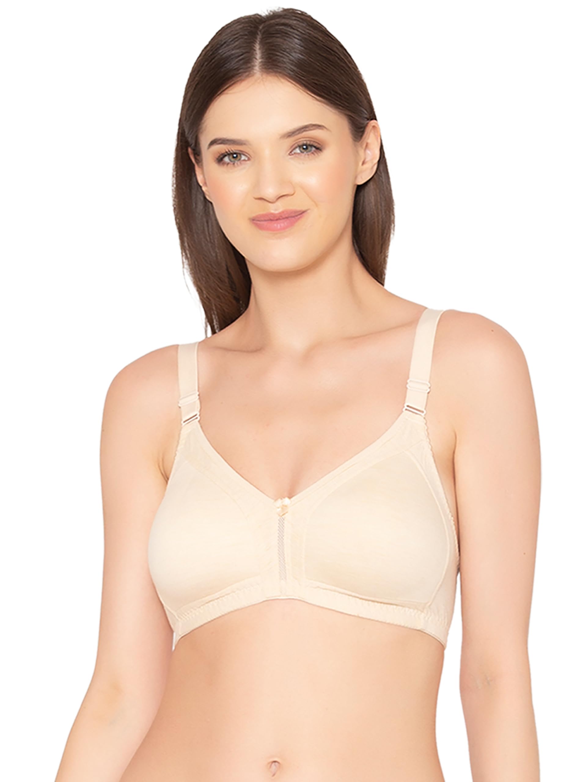 groversons paris beauty Women's Full Coverage and Non- Padded Supima Cotton Spacer and Minimiser Bra (BR017)-picture-35
