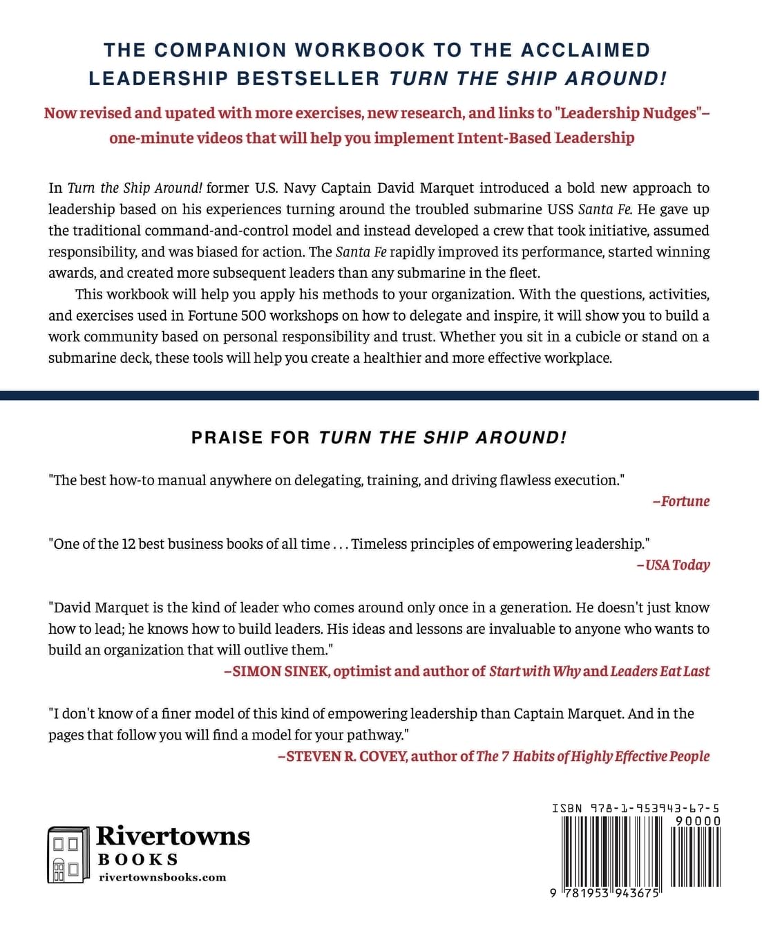 The Turn the Ship Around! Workbook, Third Edition: Implement Intent-Based Leadership in Your Organization