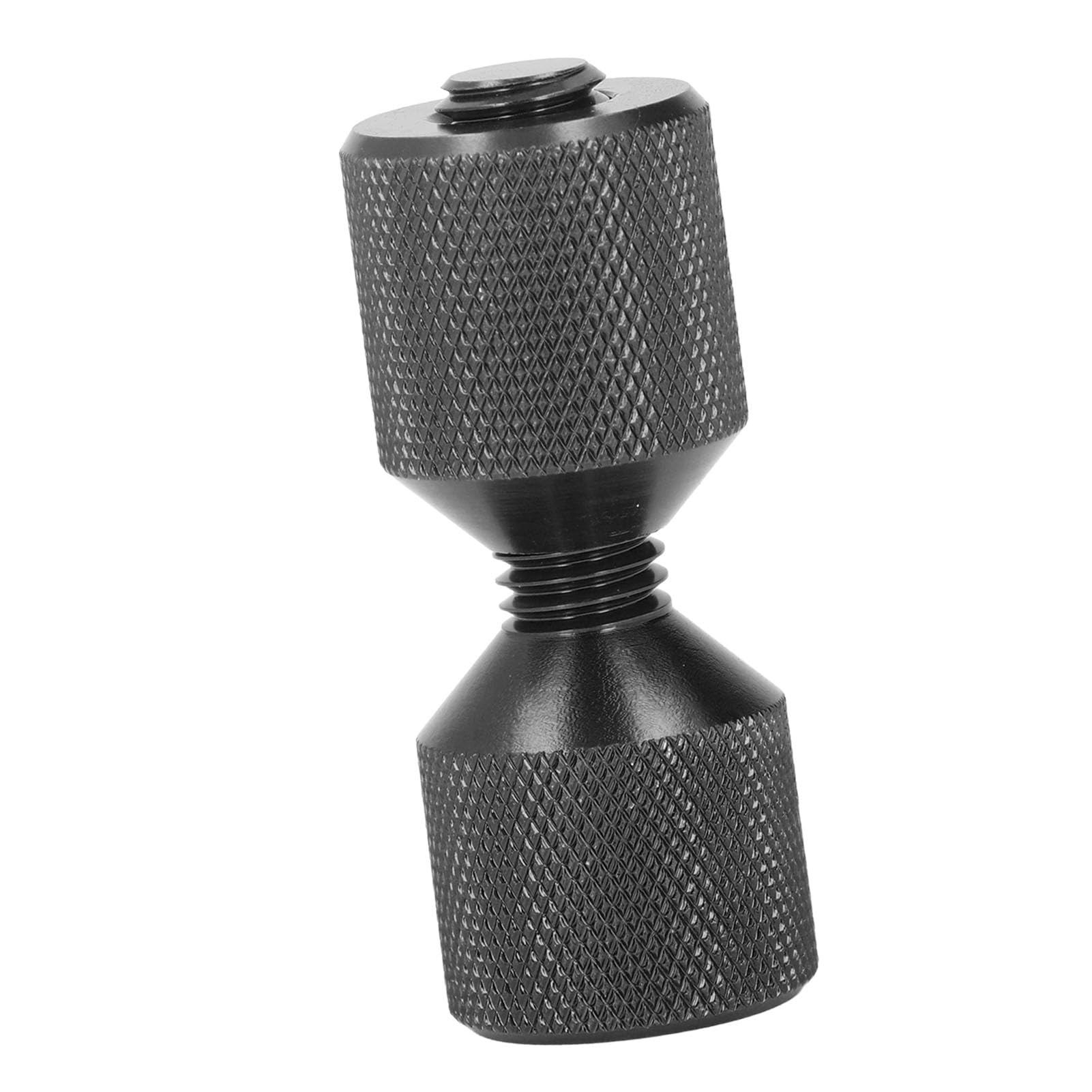 Goupilles d'alignement de Premium, 2 Pièces, 1 1/8 Pouces Anodisées A um, Jeu de Broches à Double Trou pour Brides de 0.5 à 14 Pouces 150LB (BLACK)