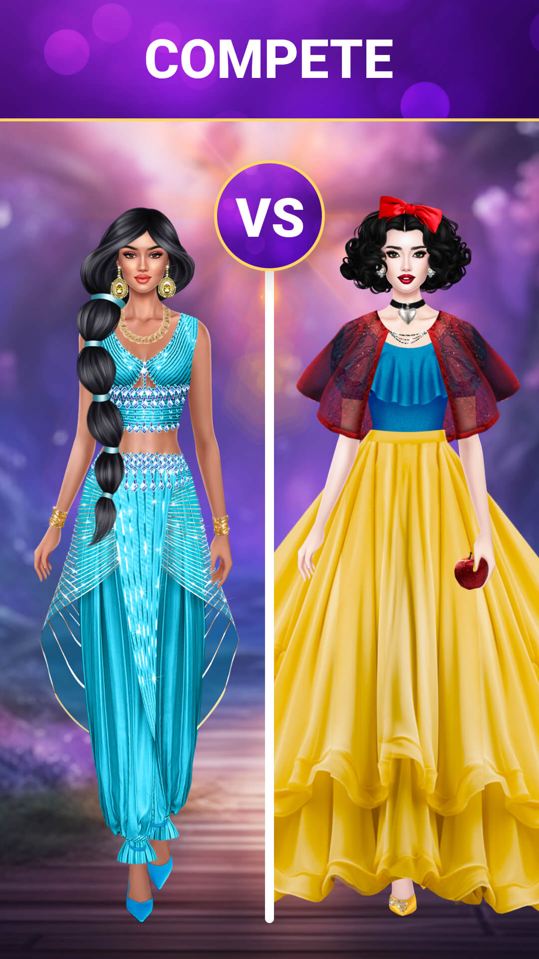 SUITSME Fashion stylist dress up and makeup games. a designer