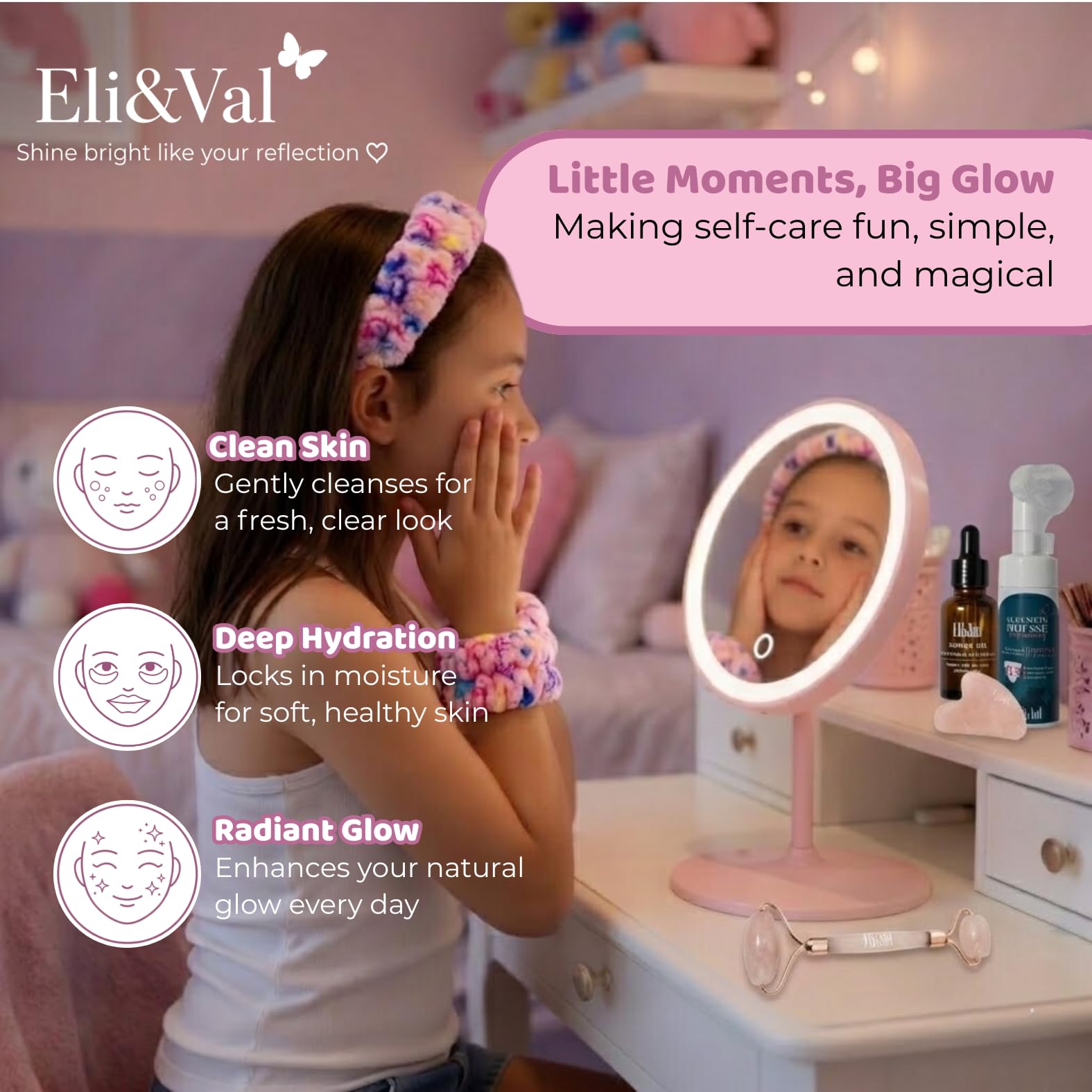 Tween Gift Box for Teen Girls with Skincare and Self-Care Essentials