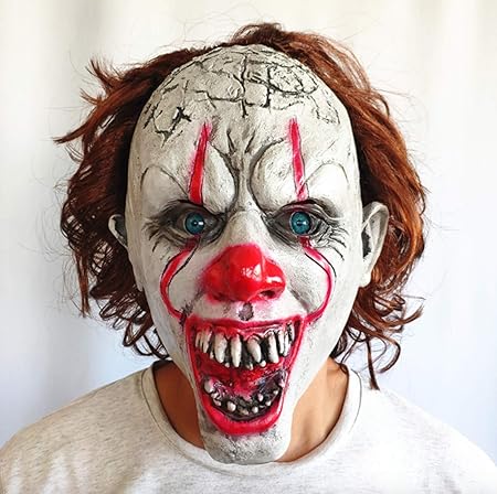 Amazon.co.jp _ お面 マスク ホラー 被り物怖い 天然ゴム ラテックス製