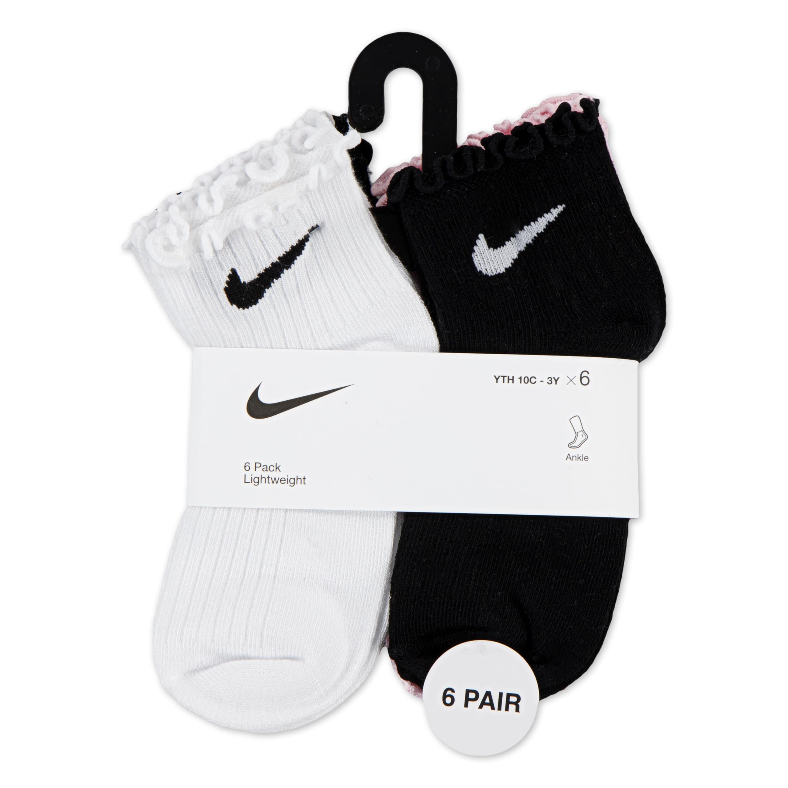 NIKE Baby - Jungen Nhg 6pk Lettuce Welt Ankle Soc Lamp