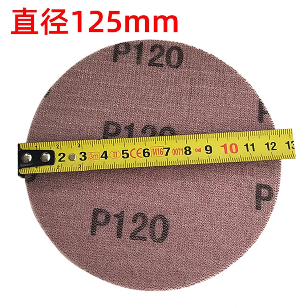 5 "125mm Rete abrasiva Senza vassoio antipolvere Carta abrasiva a secco antiaderente Moschettoni a grana 80-800 Carta vetrata, 5 pollici grana 80, 30 pezzi