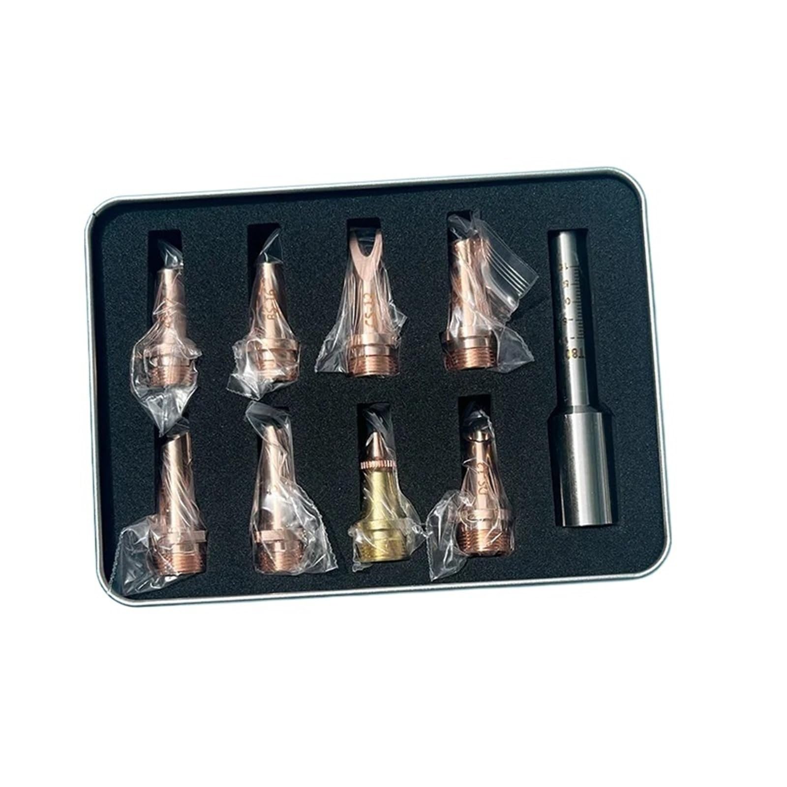 Tube de calibrage M16 pour buse de soudage à main et connecteur tête laser robuste