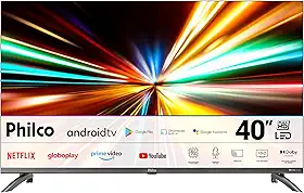 Smart TV 40' Philco LED Android TV Dolby Audio PTV40M9GACGB