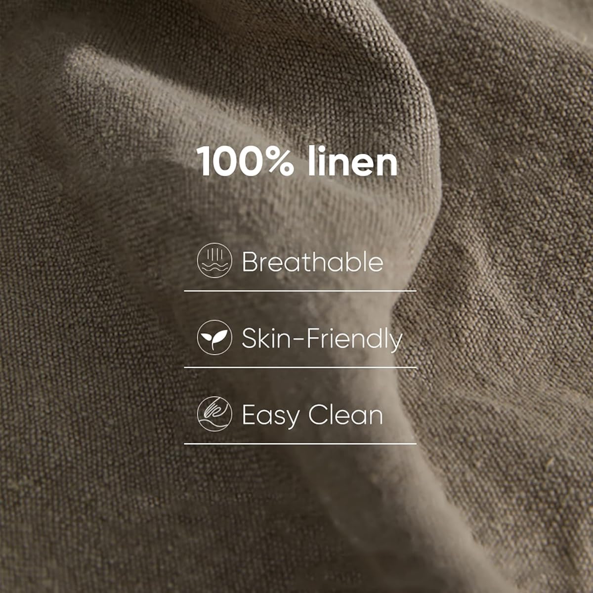 Pure Belgian Linen Camping & Picnic Throw - Heavyweight view 3