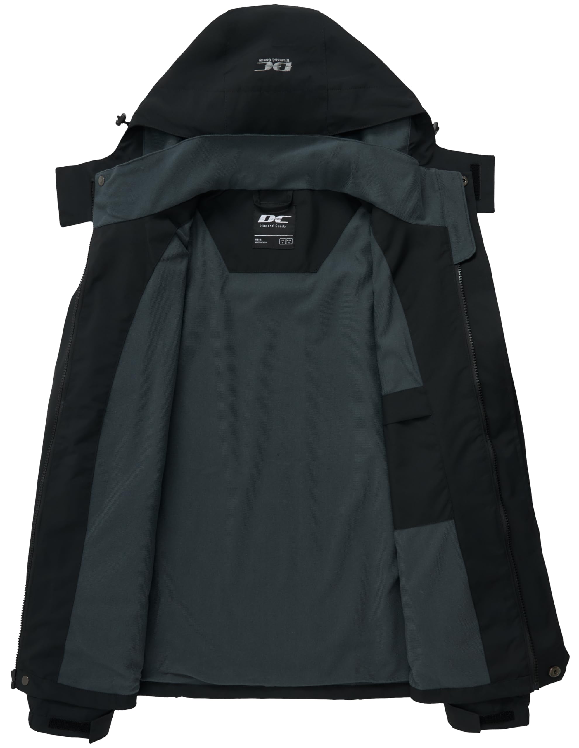 Übergangsjacke Herren Softshelljacke für Herren mit Kapuze Regenjacke Herren wasserdicht outdoor Jacken für Wandern Camping