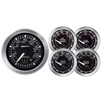 AutoMeter 8100 Gauge Kit, 5 Pc, 3 3/8