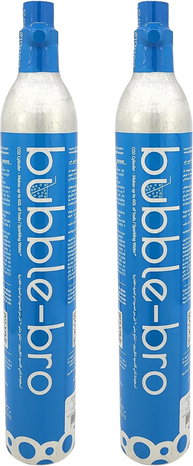 bubblebro 60L CO2 Cylinder [2PACK], compatible with bubblebro