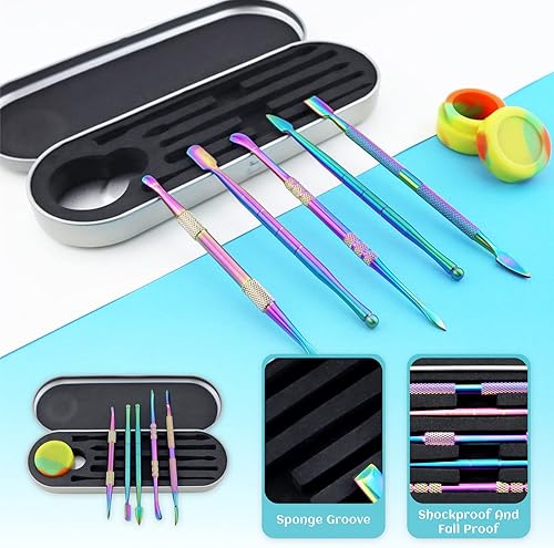 Miniatura 4 de YETOOME Juego de 6 herramientas de tallado de cera, herramienta de tallado de doble extremo, herramientas de escultura de cera de acero inoxidable