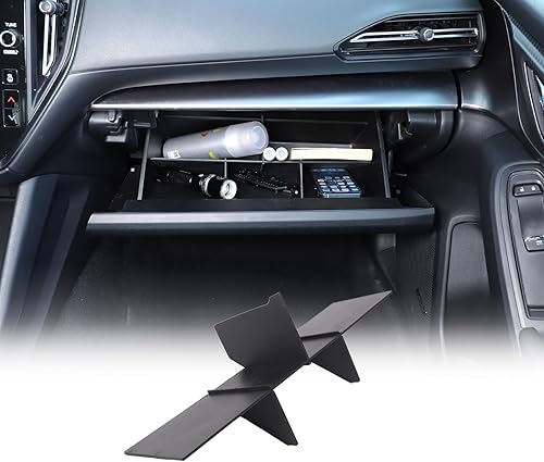 Miniatura 1 de Daeiclru Organizador de divisores de guantera compatible con Subaru Crosstrek 2024 y Subaru WRX 2022-2024, caja de inserción de ABS, bandeja