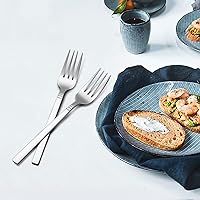 Vista 5 de Morcte Tenedor de postre de acero inoxidable, juego de 12