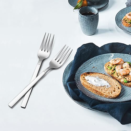 Miniatura 5 de Morcte Tenedor de postre de acero inoxidable, juego de 12