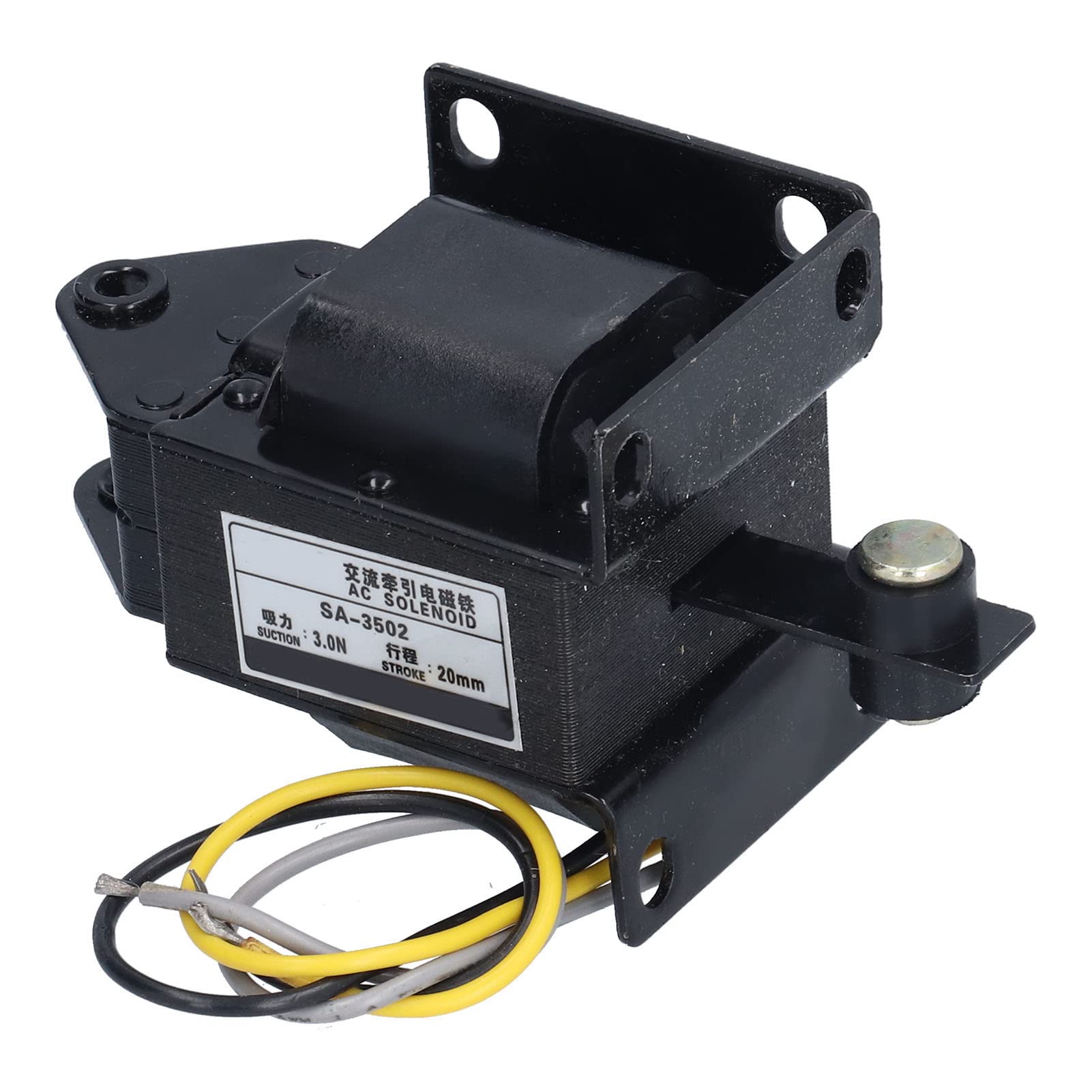 Annadue Elektromagnes Push Pull Solenoid AC 220V, Wodoszczelny 3.0N, for