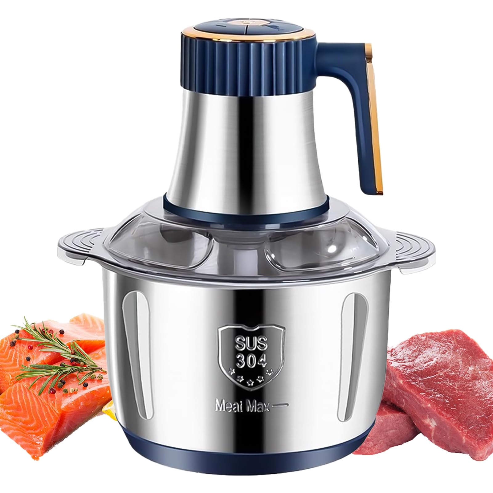 5L Electric Food Processor Meat Grinder Vegetable Chopper 500W