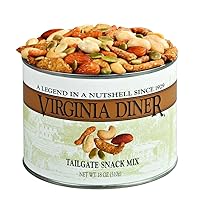 Vista 4 de Virginia Diner Tailgate Snack Mix - Mezcla de aperitivos gourmet con anacardos, palitos de sésamo, pepitas y almendras, paquete de regalo