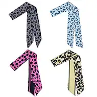Purse Scarf for Women, Multifunctional Skinny Scarf for Bags Hair Neck Fashion Accessories