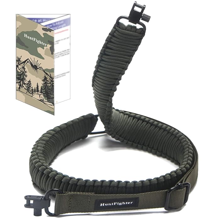 Buy HuntFighter Rifle Sling with Swivels, 550 Paracord 2Point Gun