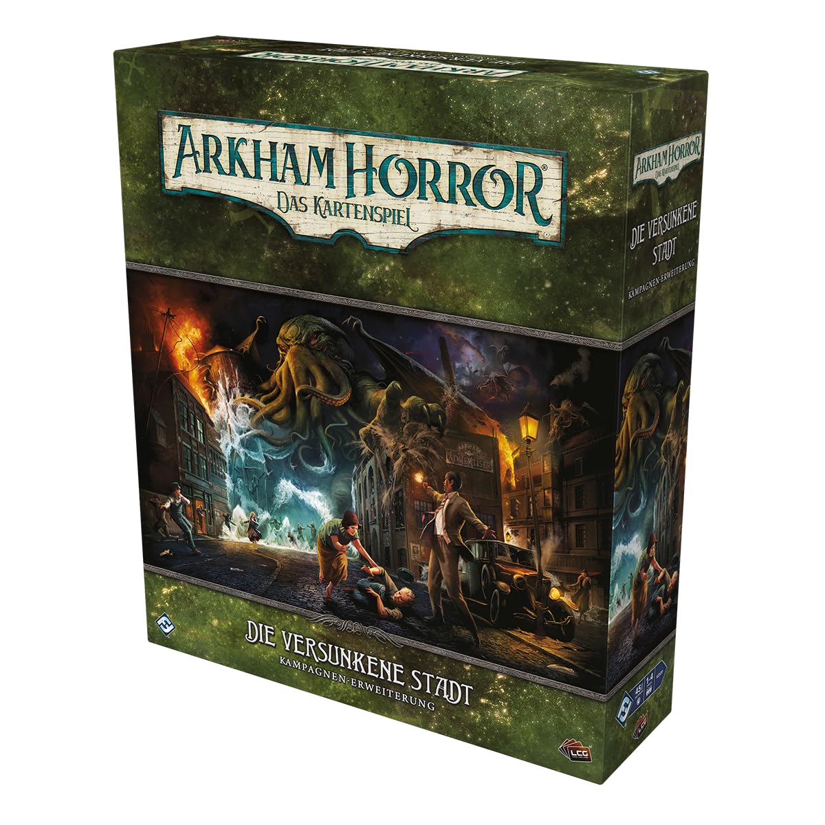 Asmodee, Arkham Horror: Das Kartenspiel – Die versunkene Stadt, Deutsch