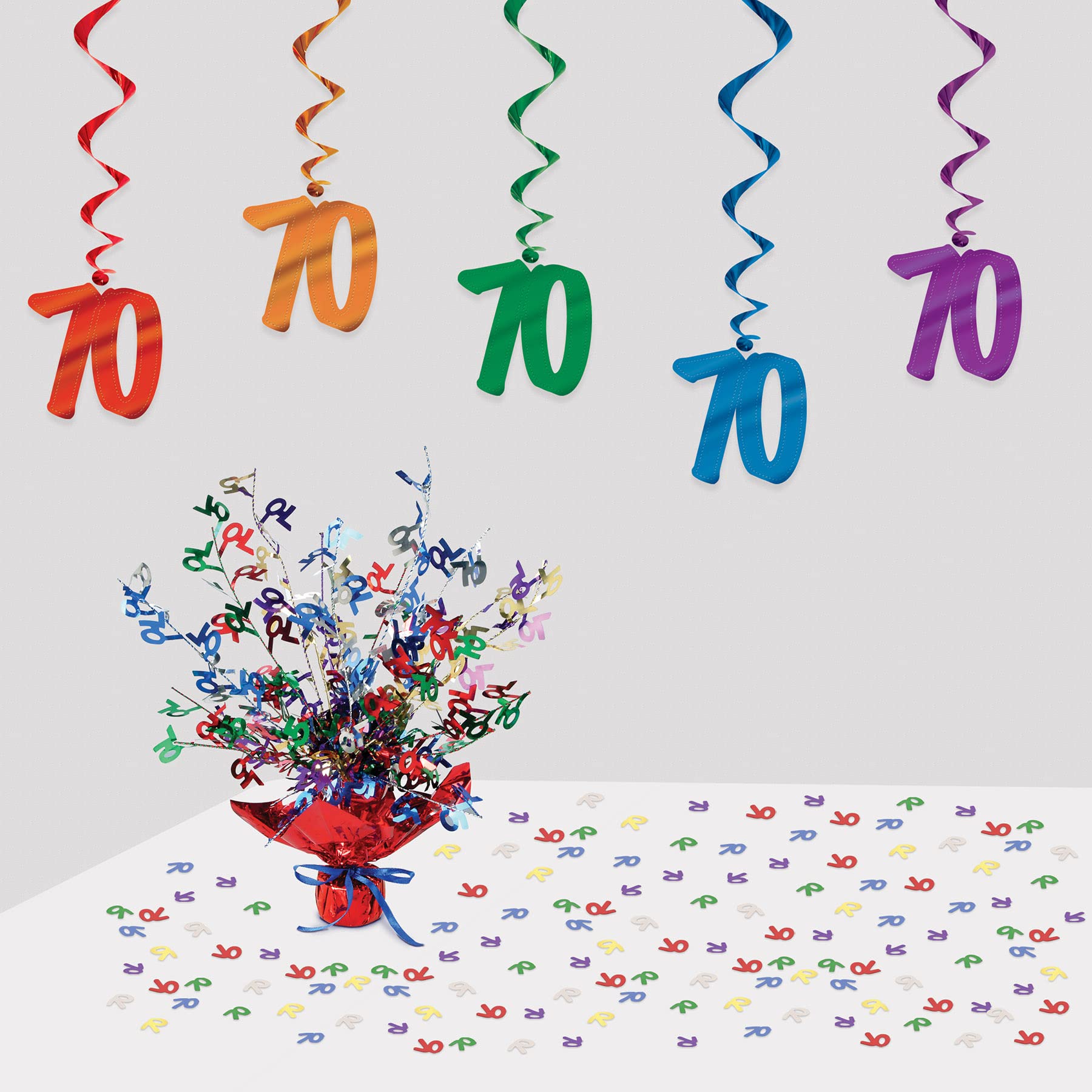 Fanci-Fetti 100 Silhouettes Confetti - Multicolor Party Decorations