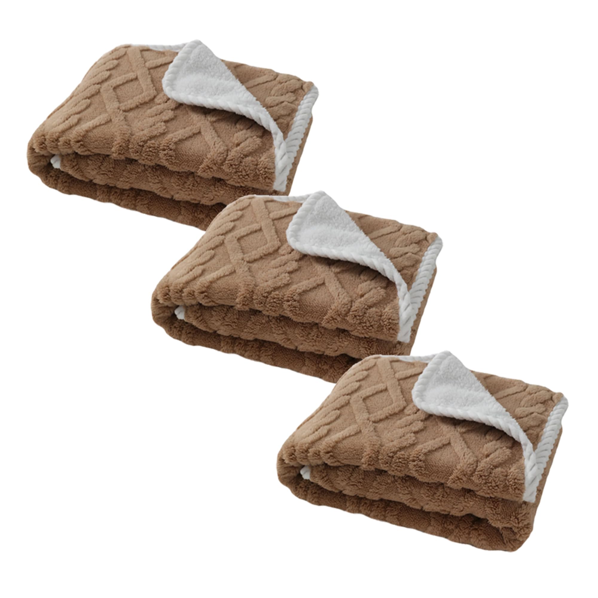 Manta impermeable para perro, 3 piezas, manta para mascotas, manta para perro, protege la cama y el sofá, mantas calmantes para gatos, lavables, manta grande para mascotas, para perros, gatos,