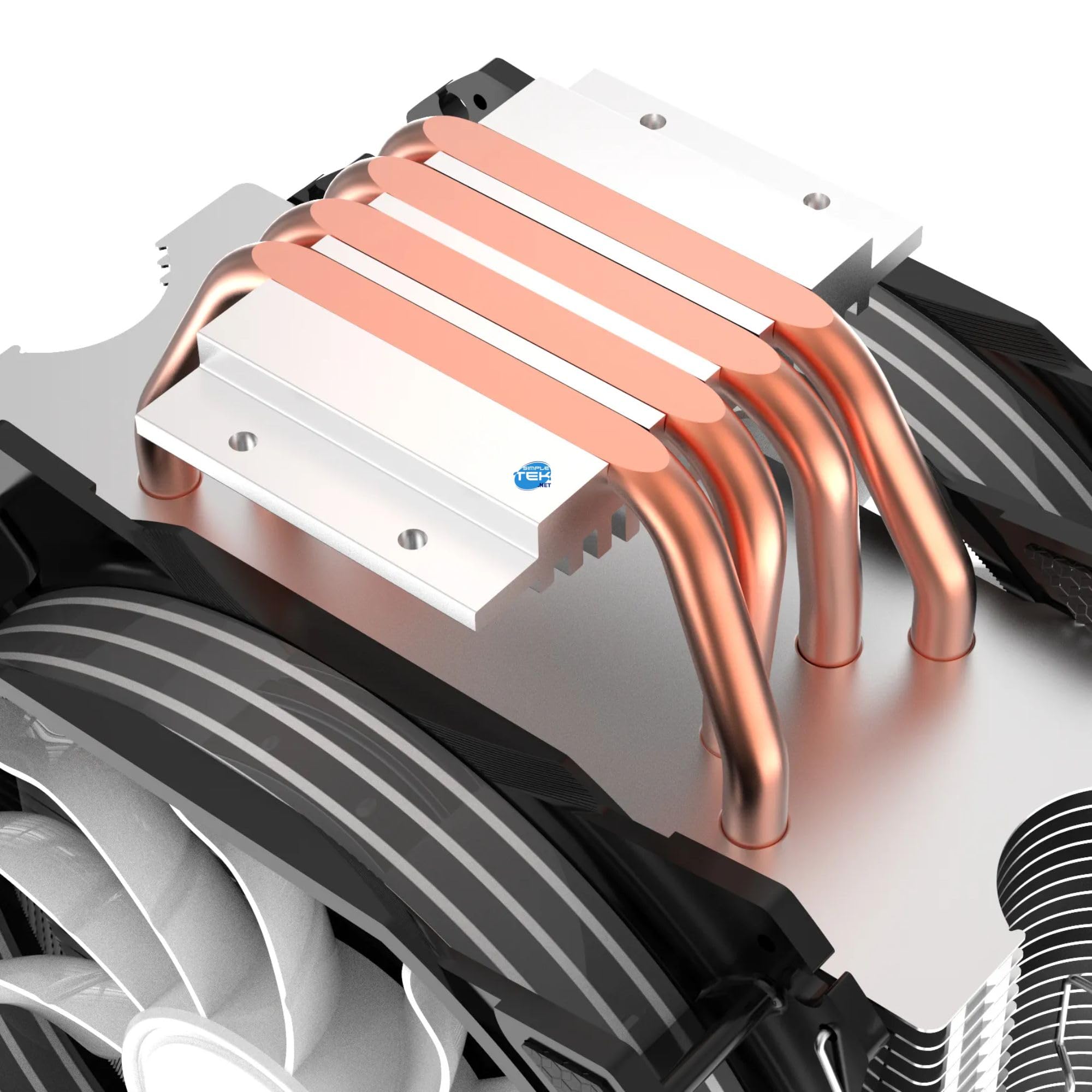 SIMPLETEK Radiator procesora RGB M120D | LGA 775 1150 1151 1155 1156 1366 2011 1200 | FM1 FM2 AM2 AM2 AM2+ AM3 AM3 AM4 | TPD do 180 W, czarny