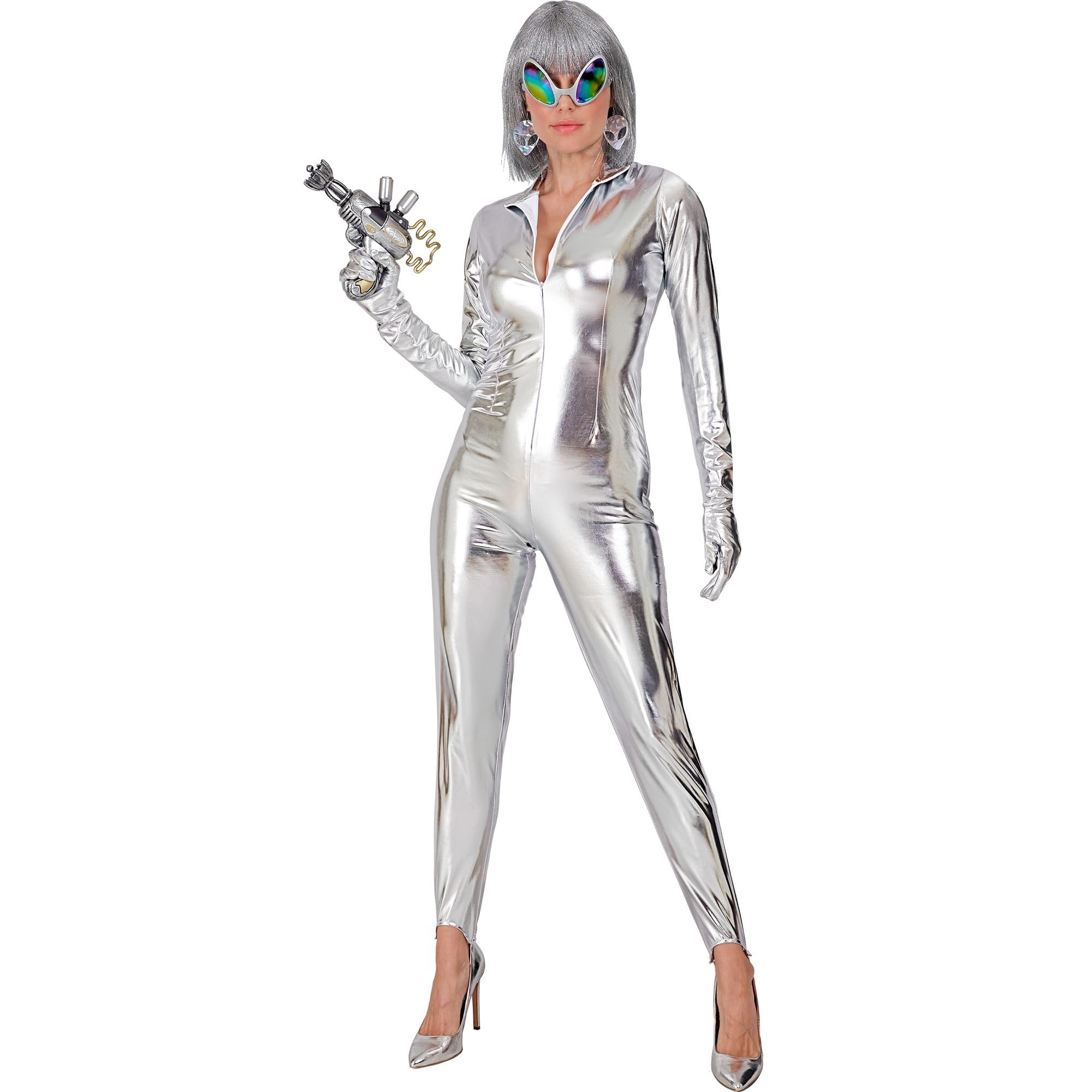 W WIDMANN MILANO Party Fashion - Combinaison pour adultes, sexy une pièce, catsuit, disco fever, déguisements de carnaval