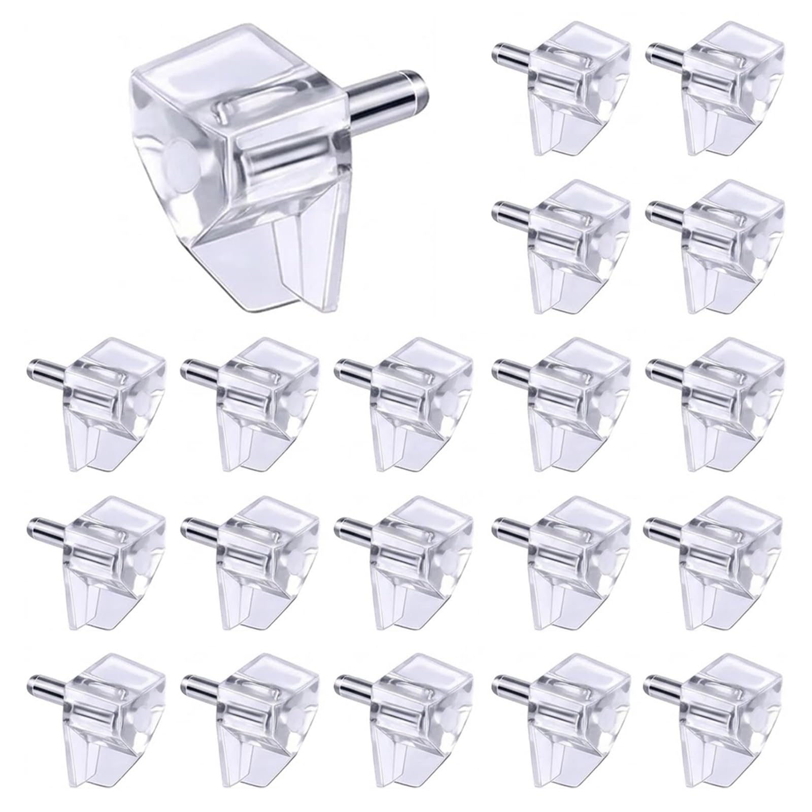 5mm Shelf Support Pegs,20 Pcs Support Cabinet Shelf Pins for Furniture