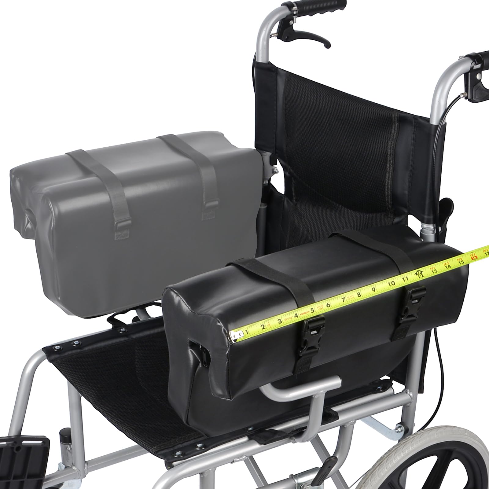 Lamborsafe 16" L Lateral Support Arm Trough for Wheelchair Armrest Pad Cushion Adjustable for Stroke Patients Elderly to Relieve Pressure and Adjust Posture, Easy Clean and Durable