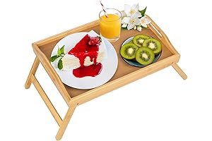 Versatile Short Folding Table for Convenient Eating, Drawing, and Platters Serving