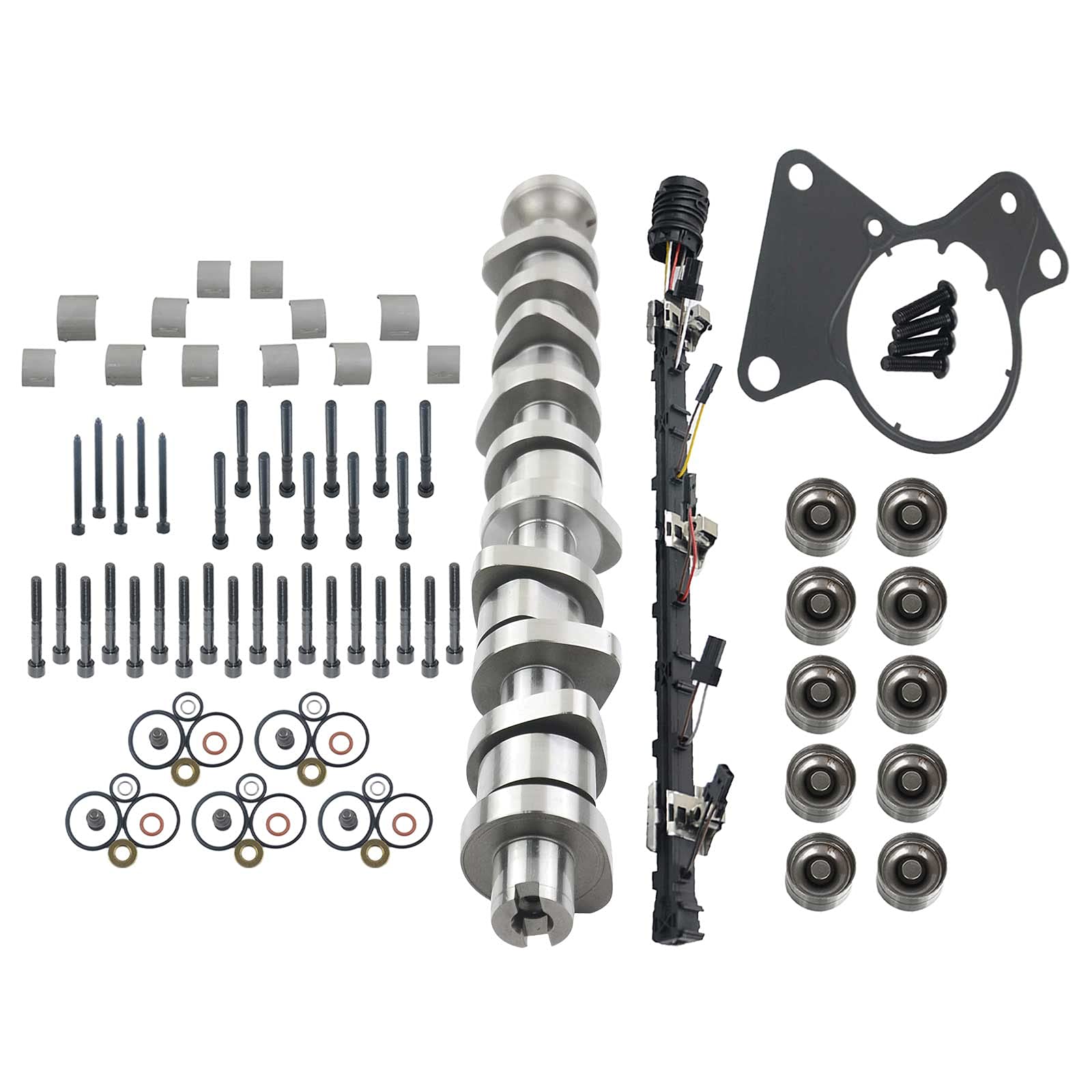 Kit Albero A Camme Bisenya | Compatibile VW T5 Multivan Touareg 2.5 TDI | Con Valvole Idrauliche