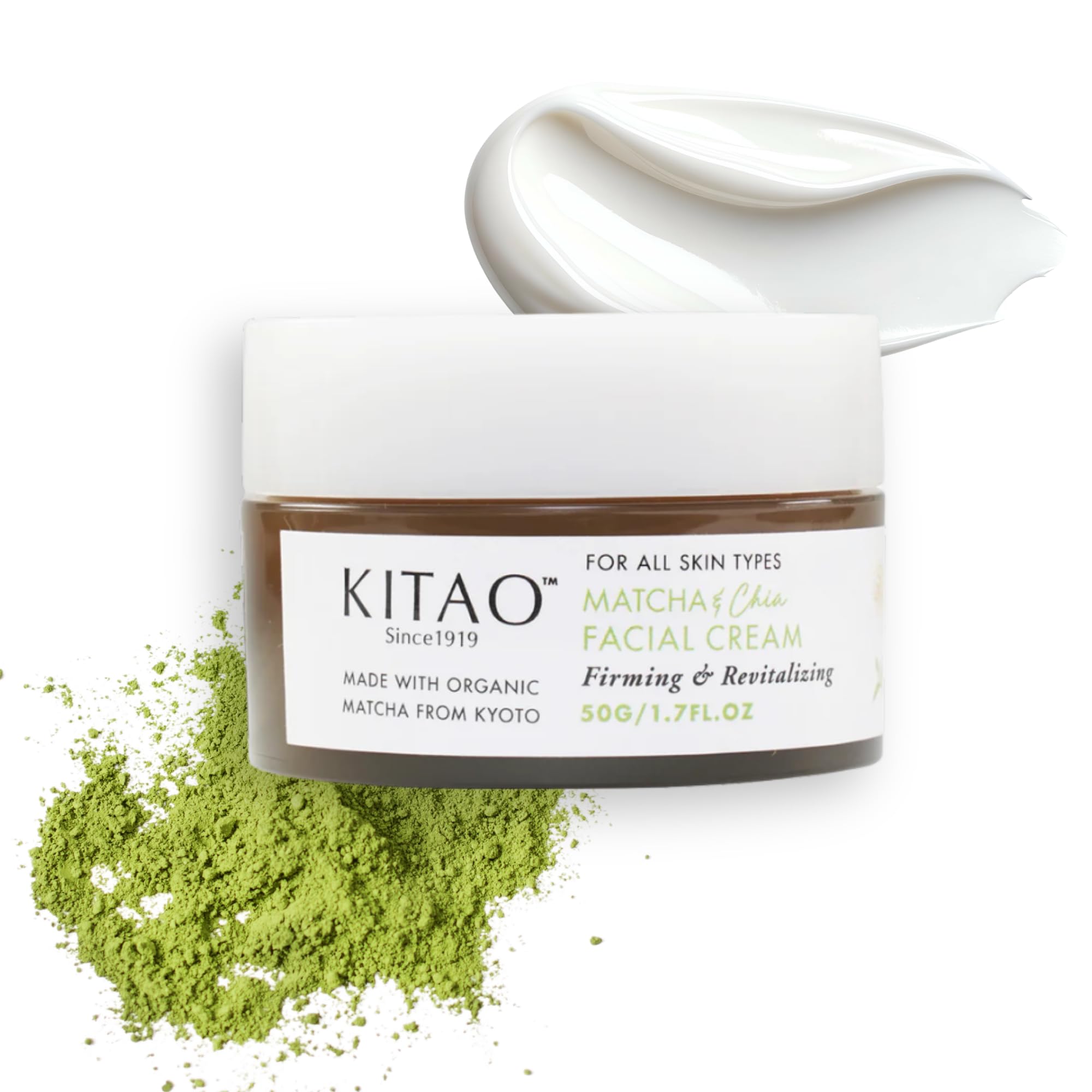 KITAO MATCHA 保湿クリーム　4個セット Amazon.com: KITAO Matcha Collagen Face Cream for Women & Men