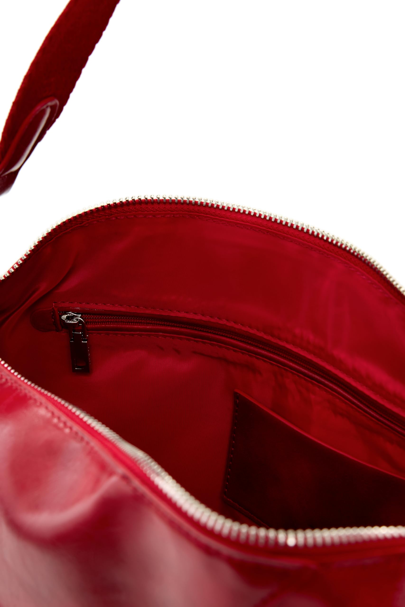 Desigual Schultertasche Umhängetasche Half Logo Leiria Shoulder Bag Carmine rot