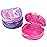 Practicon Marble Retainer Cases, Orthodontic Aligner Case, Mouth Guard Holder (3 Pack) (Pink Paradise)