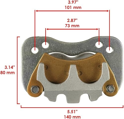 Miniatura 3 de Replacement Part OEM for Rear R & L Brake Caliper for Polaris Ranger 1000 Disel Crew 2015-2018 Index-DDR965-GTF1-26614