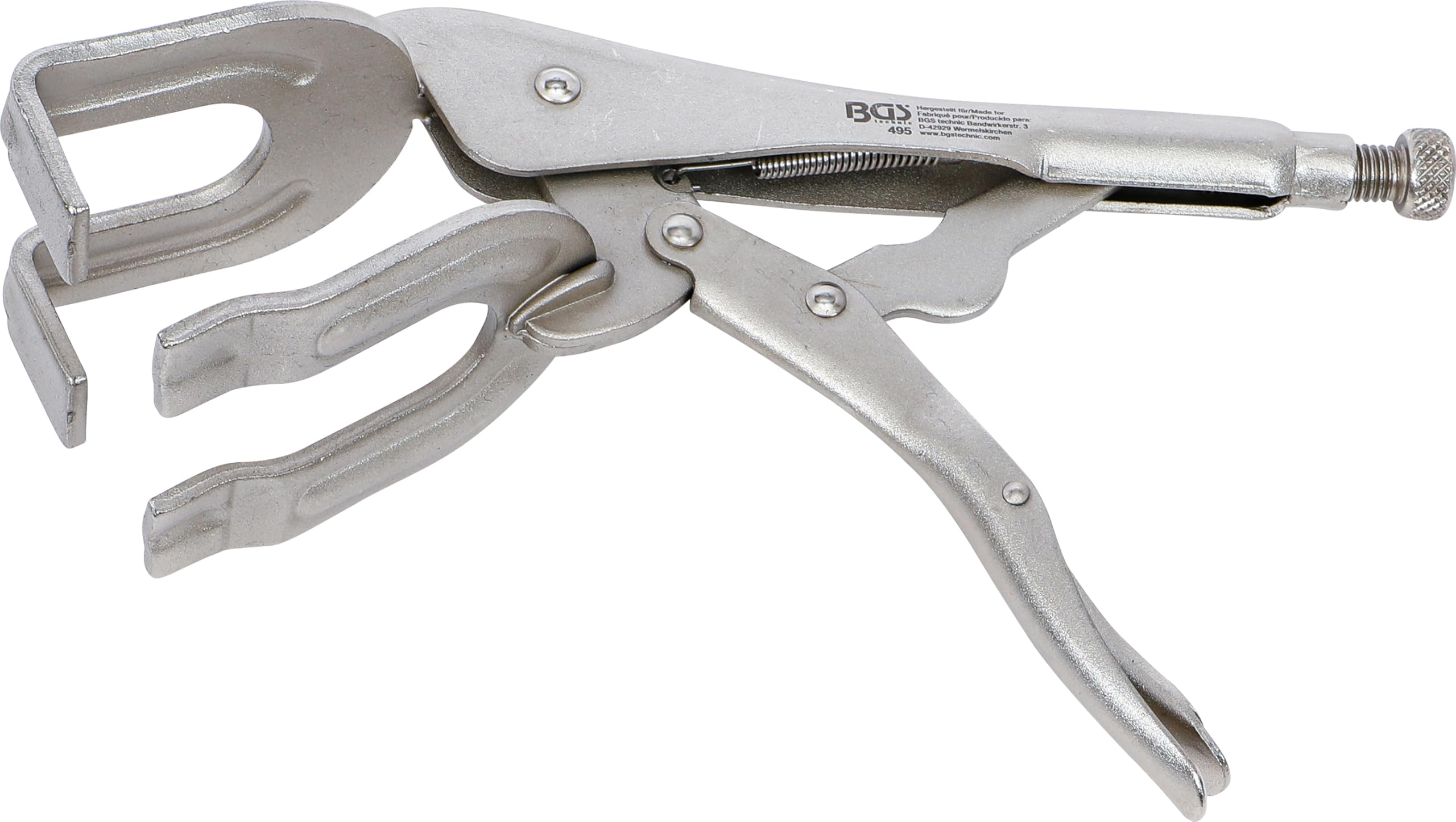 Bgs Silver 495 | Locking Welding Grip Pliers | 280 Mm