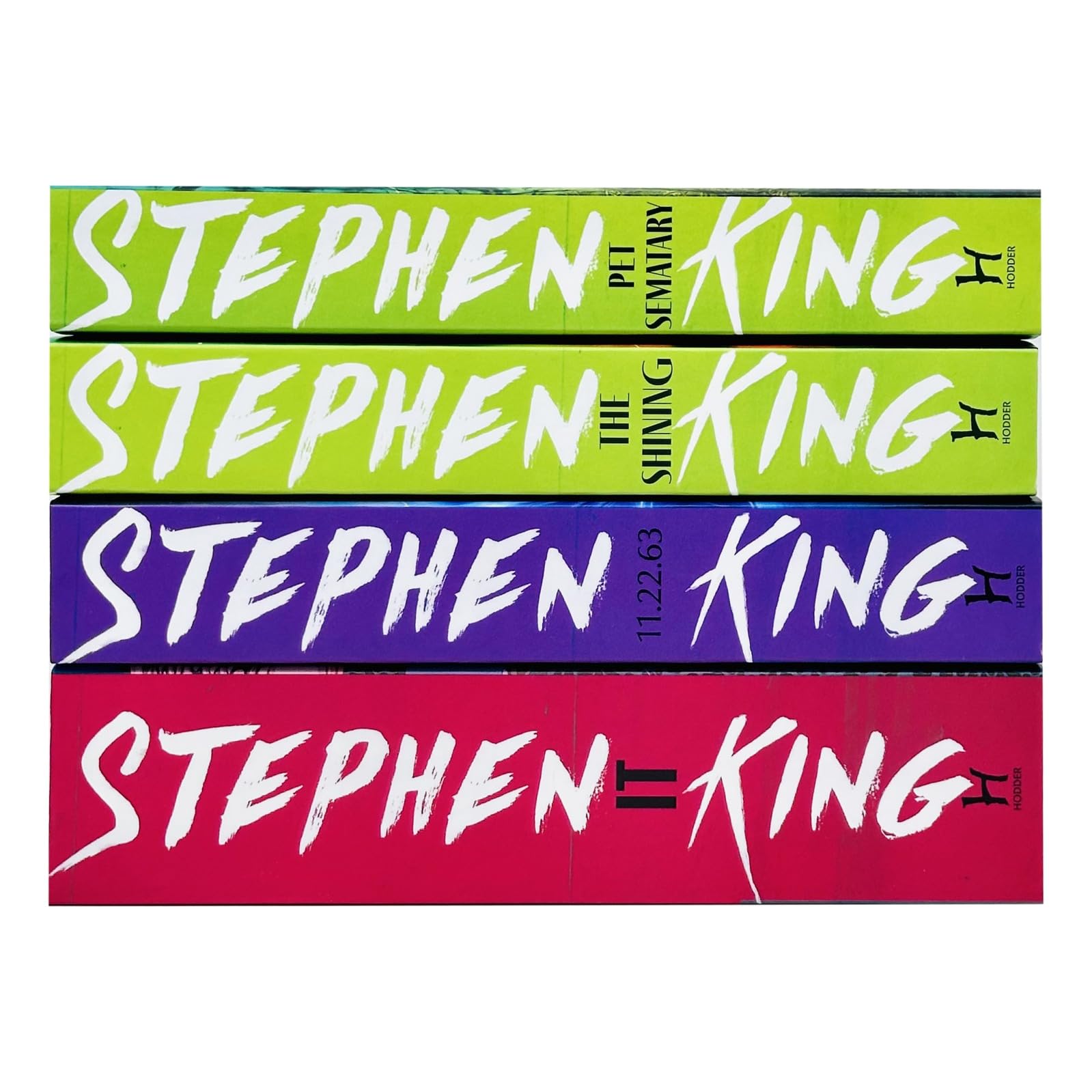 Stephen King Collection 4 Books Set (Pet Sematary, The Shining, It, 11.22.63)