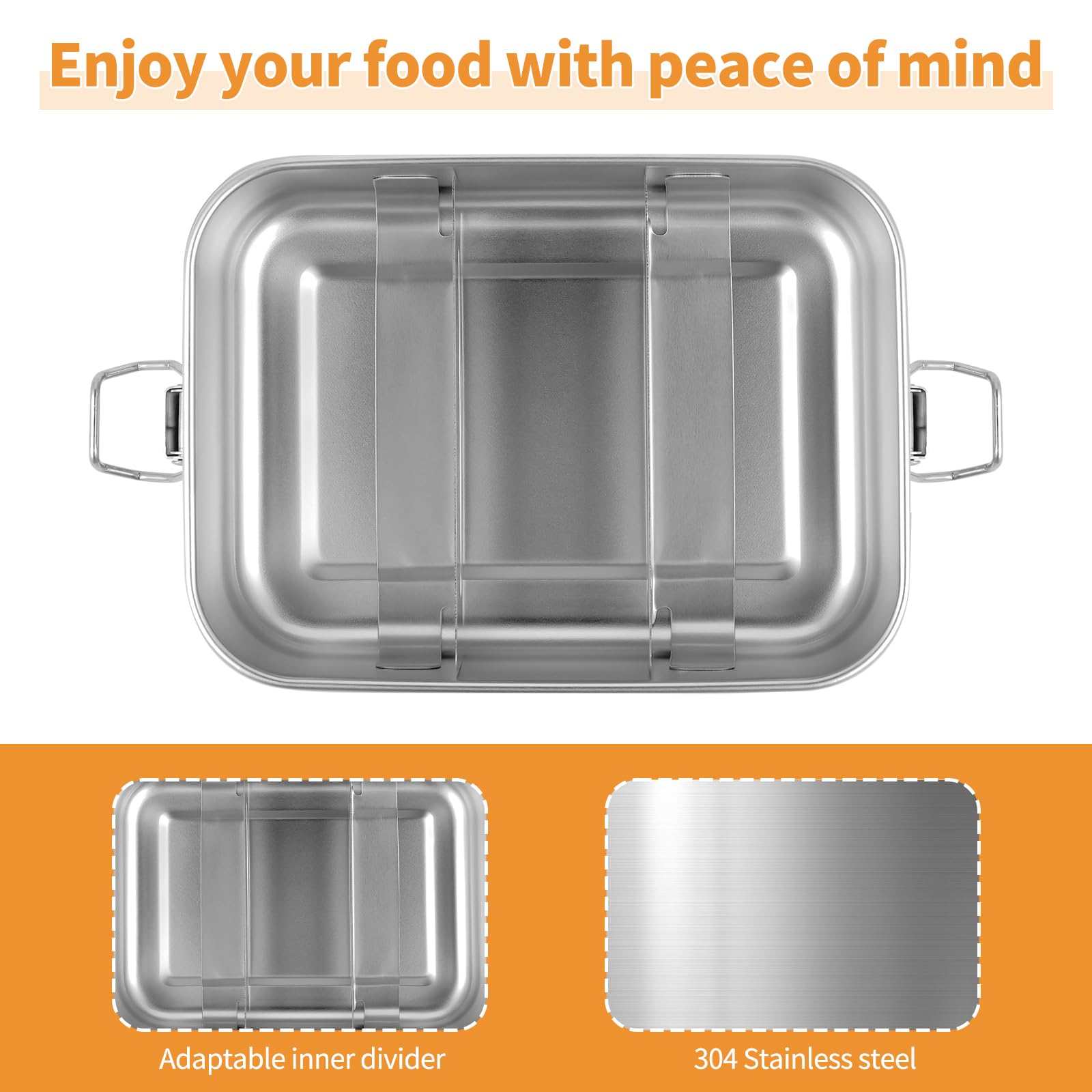 Lunch Box Inox Pour Enfants Avec Compartiments – Boite Inox