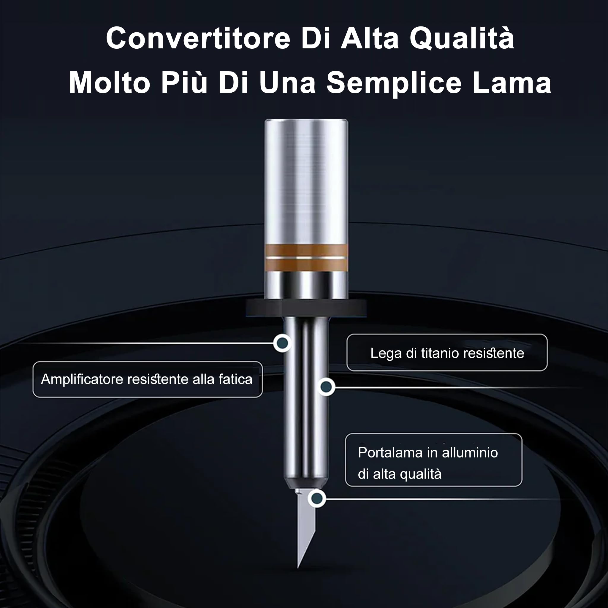 Hanboost C1 - Kit professionale senza fili ad ultrasuoni, multi-materiale, compatibile per progetti fai da te