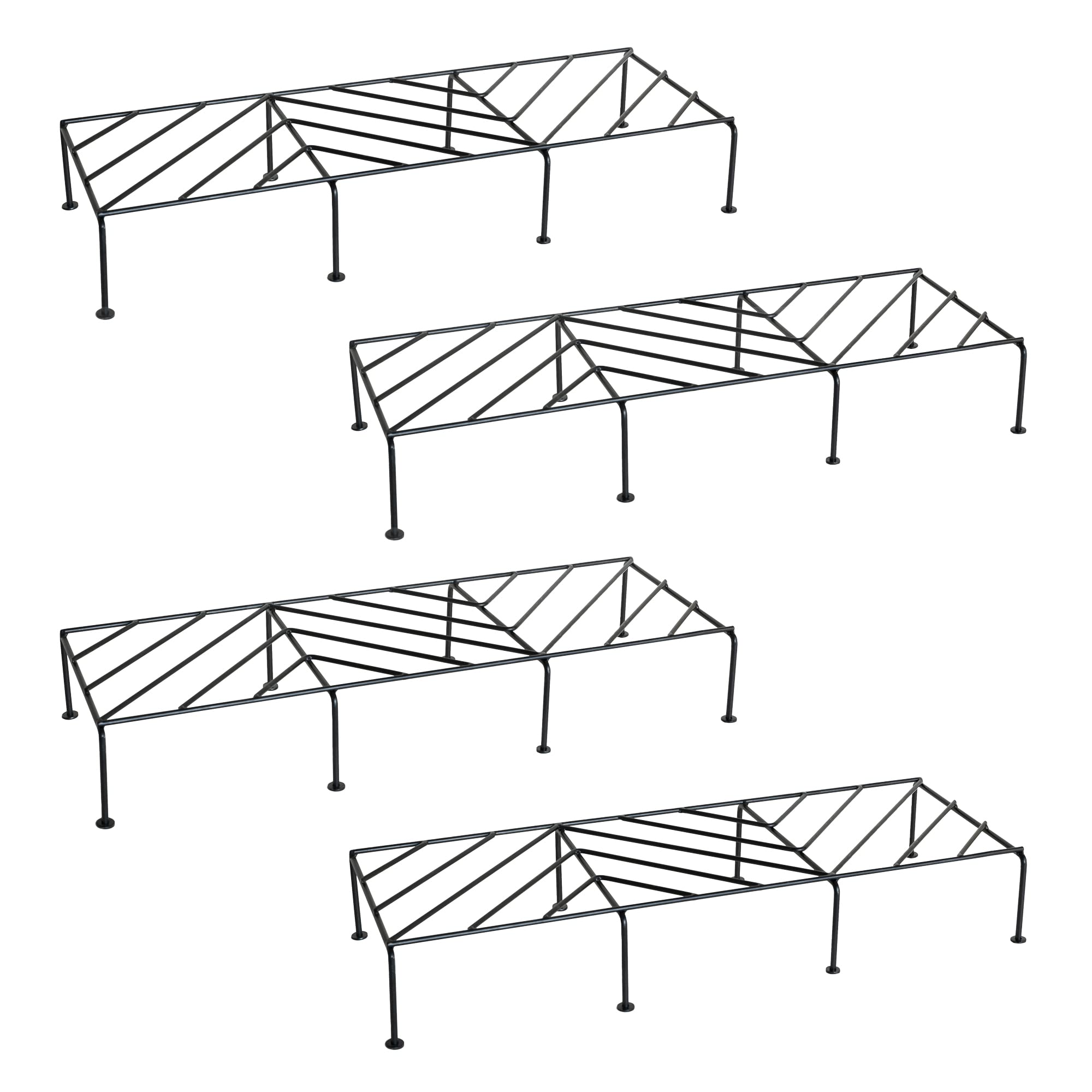 UGAOO Premium Metal Plant Stand Set of 4 with Anti Rust Coating for Balcony, Indoor & Outdoor (Rectangle, Black) (B0BS6SD8ZF) Amazon Price History, Amazon Price Tracker